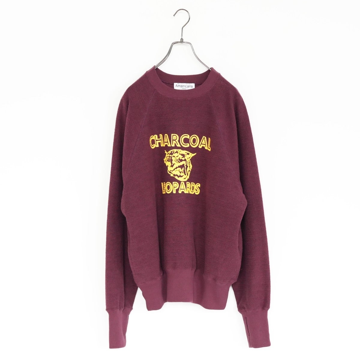 ORIGINAL Charcoal × Americana Leopards sweat オリジナルチャコール×アメリカーナ レオパーズスウェット