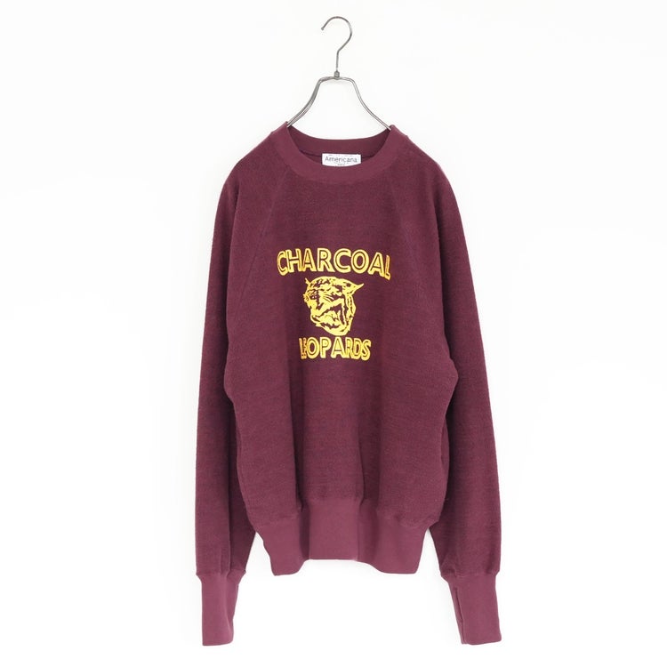 ORIGINAL Charcoal × Americana Leopards sweat オリジナルチャコール×アメリカーナ レオパーズスウェット