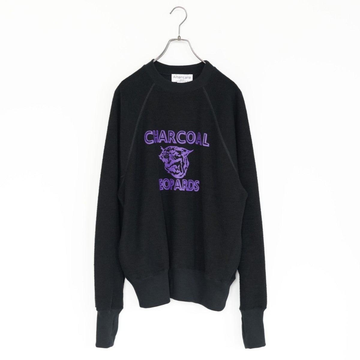 ORIGINAL Charcoal × Americana Leopards sweat オリジナルチャコール×アメリカーナ レオパーズスウェット