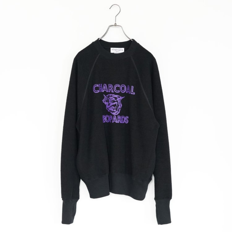 ORIGINAL Charcoal × Americana Leopards sweat オリジナルチャコール×アメリカーナ レオパーズスウェット