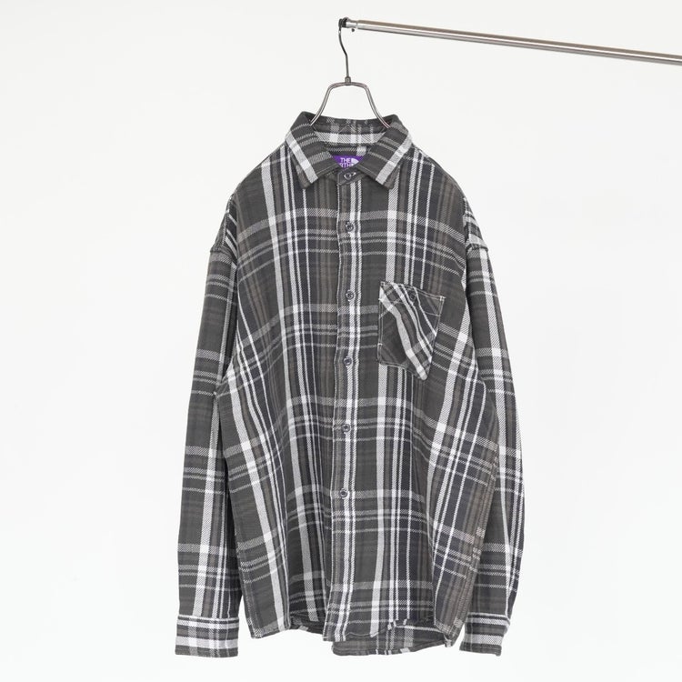 Flannel Plaid Field Shirt フランネルプレイドフィールドシャツ