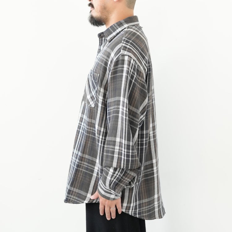 Flannel Plaid Field Shirt フランネルプレイドフィールドシャツ