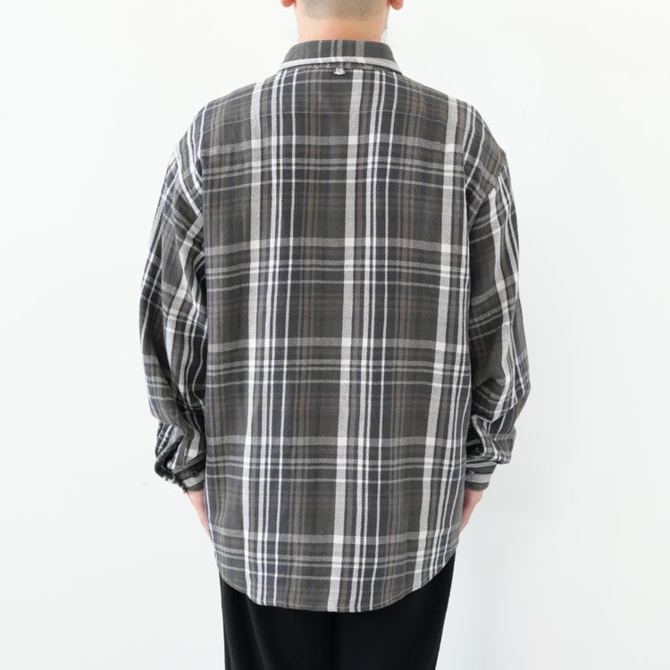 Flannel Plaid Field Shirt フランネルプレイドフィールドシャツ