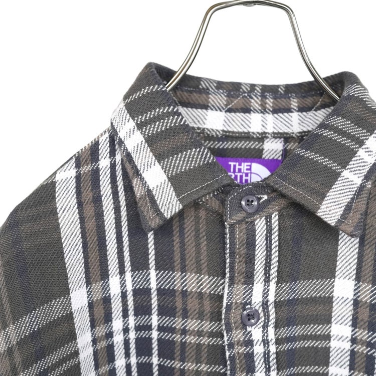 Flannel Plaid Field Shirt フランネルプレイドフィールドシャツ