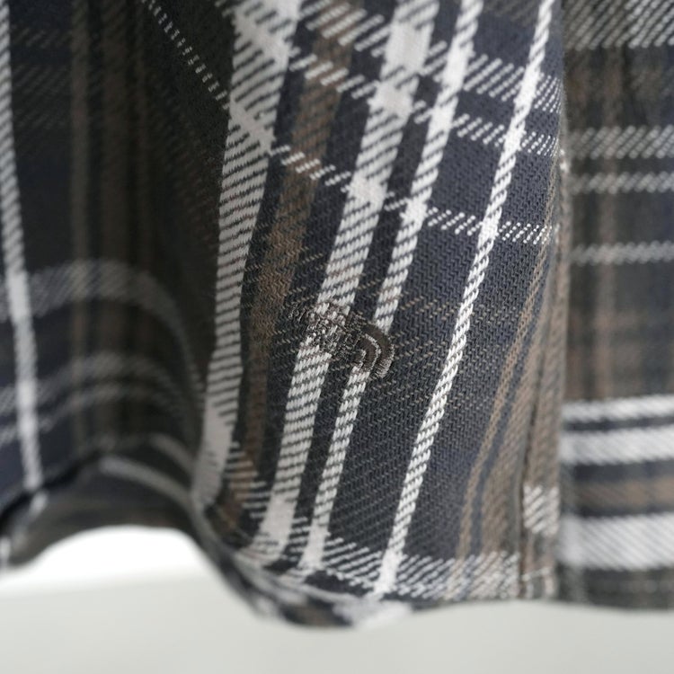 Flannel Plaid Field Shirt フランネルプレイドフィールドシャツ