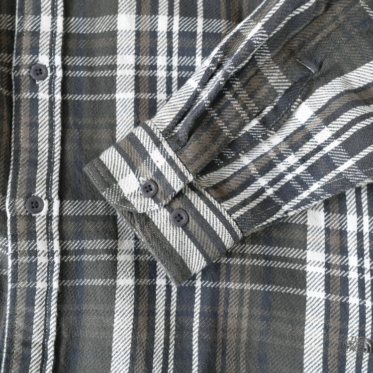 Flannel Plaid Field Shirt フランネルプレイドフィールドシャツ
