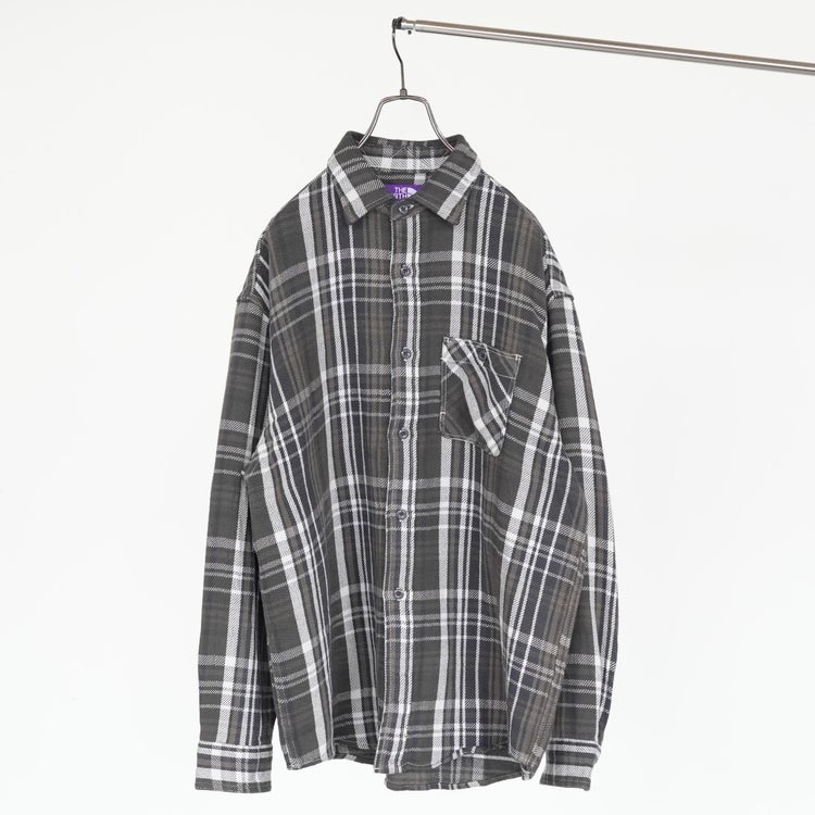 Flannel Plaid Field Shirt フランネルプレイドフィールドシャツ