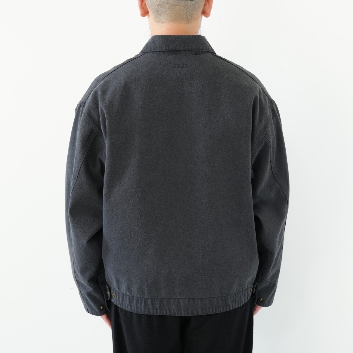 BLACK TWILL DETROIT ZIP JK（LIGHTWEIGHT MOLESKIN） ブラックツイルデトロイトジャケット