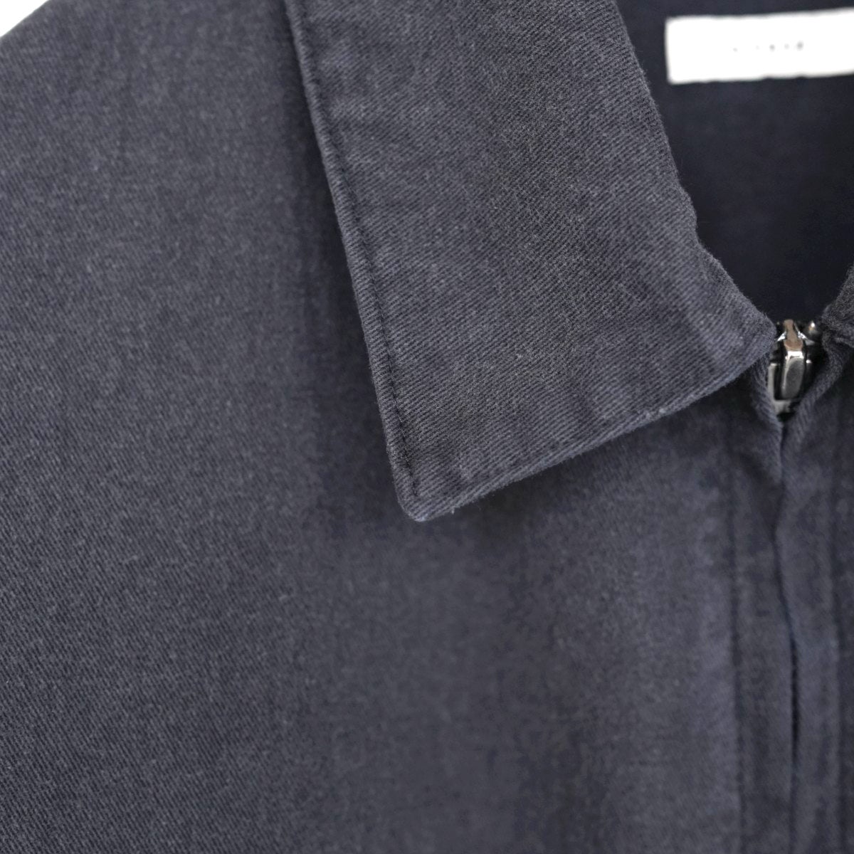 BLACK TWILL DETROIT ZIP JK（LIGHTWEIGHT MOLESKIN） ブラックツイルデトロイトジャケット