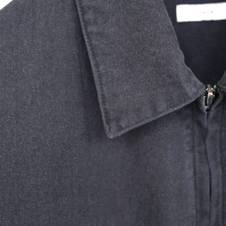 BLACK TWILL DETROIT ZIP JK（LIGHTWEIGHT MOLESKIN） ブラックツイルデトロイトジャケット