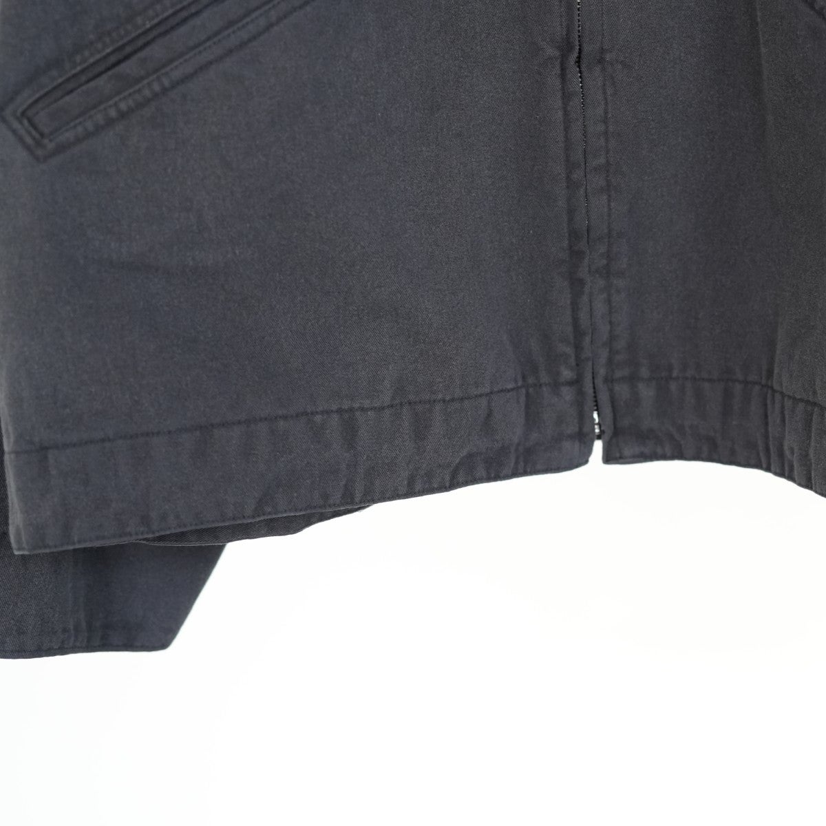 BLACK TWILL DETROIT ZIP JK（LIGHTWEIGHT MOLESKIN） ブラックツイルデトロイトジャケット