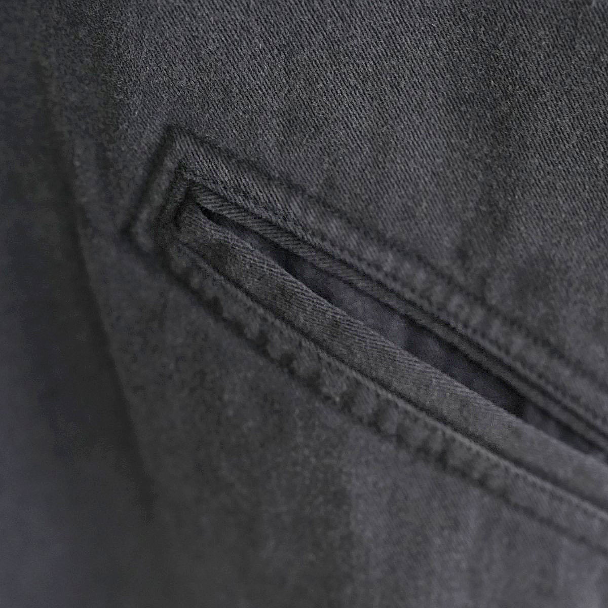 BLACK TWILL DETROIT ZIP JK（LIGHTWEIGHT MOLESKIN） ブラックツイルデトロイトジャケット