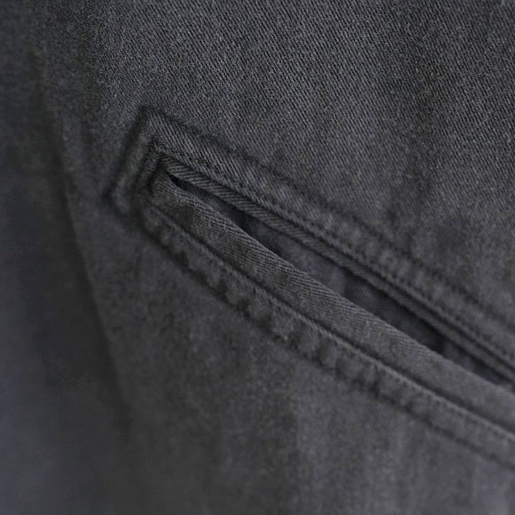 BLACK TWILL DETROIT ZIP JK（LIGHTWEIGHT MOLESKIN） ブラックツイルデトロイトジャケット