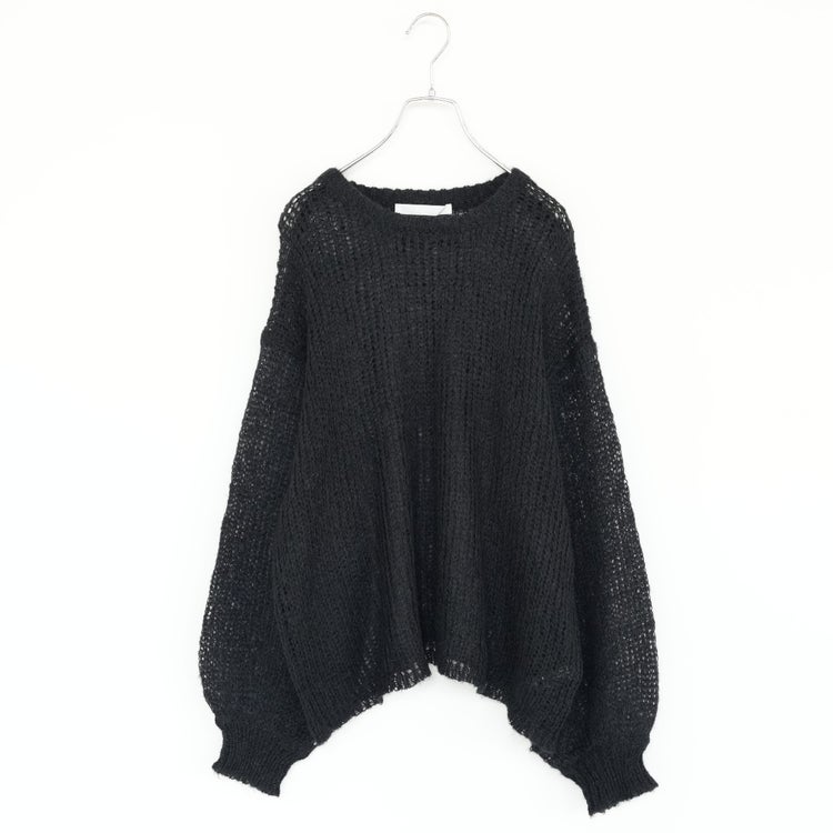 sheer shaggy knit po シアーシャギーニットプルオーバー