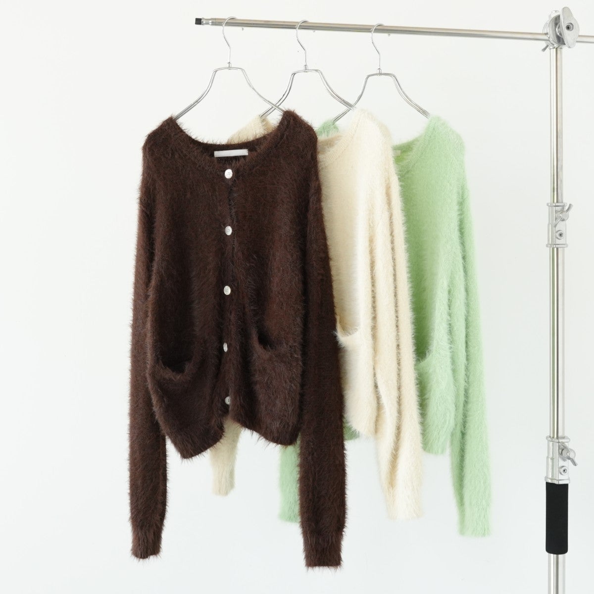 feather yan cardigan フェザーヤーンカーディガン