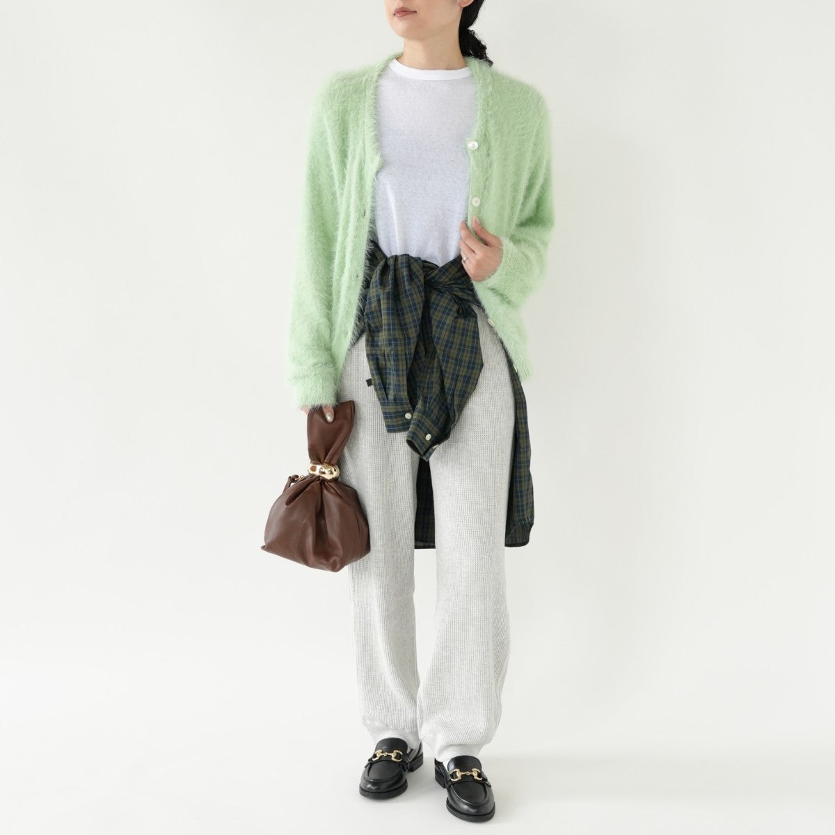 feather yan cardigan フェザーヤーンカーディガン