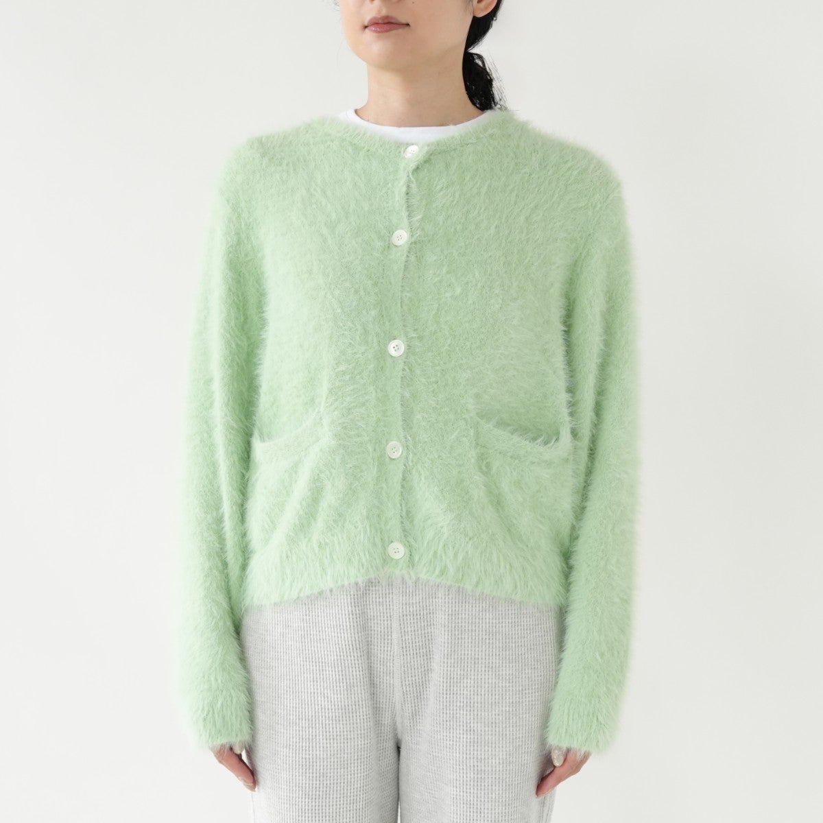feather yan cardigan フェザーヤーンカーディガン