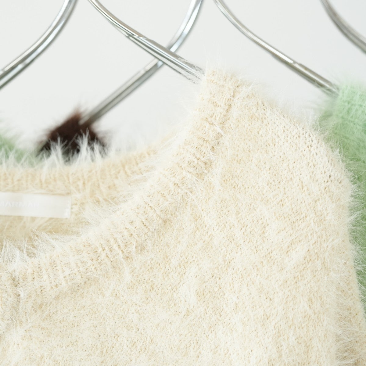 feather yan cardigan フェザーヤーンカーディガン