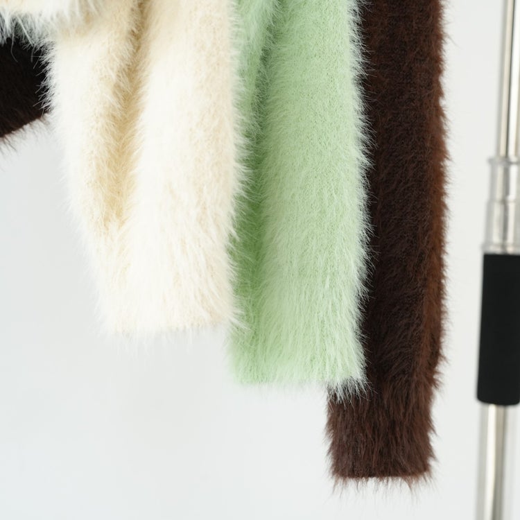 feather yan cardigan フェザーヤーンカーディガン