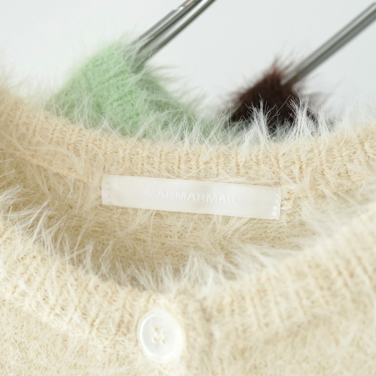 feather yan cardigan フェザーヤーンカーディガン