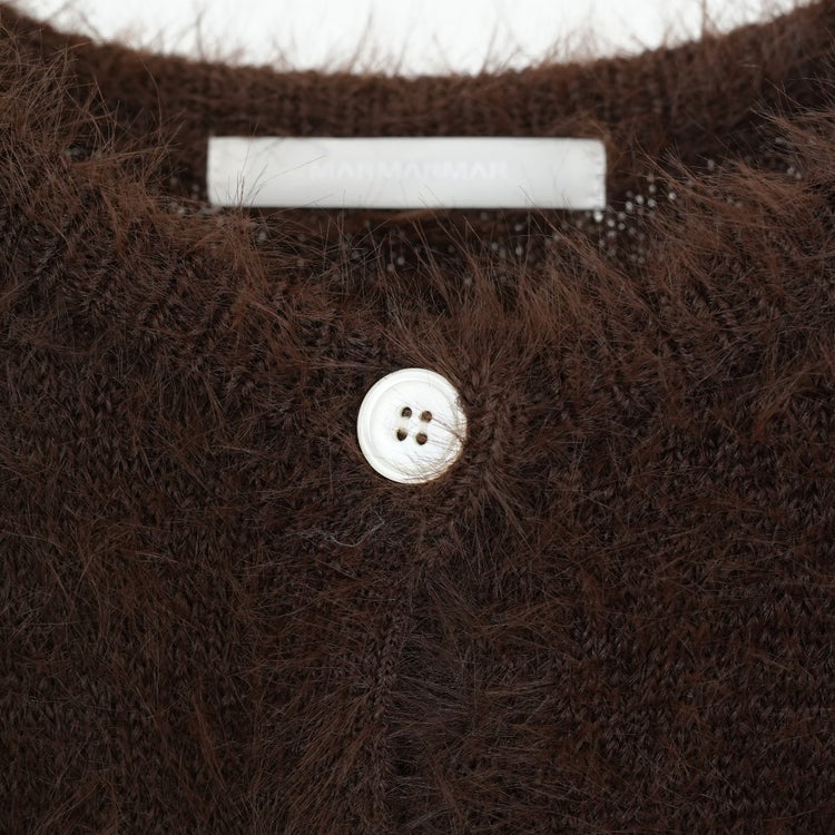 feather yan cardigan フェザーヤーンカーディガン