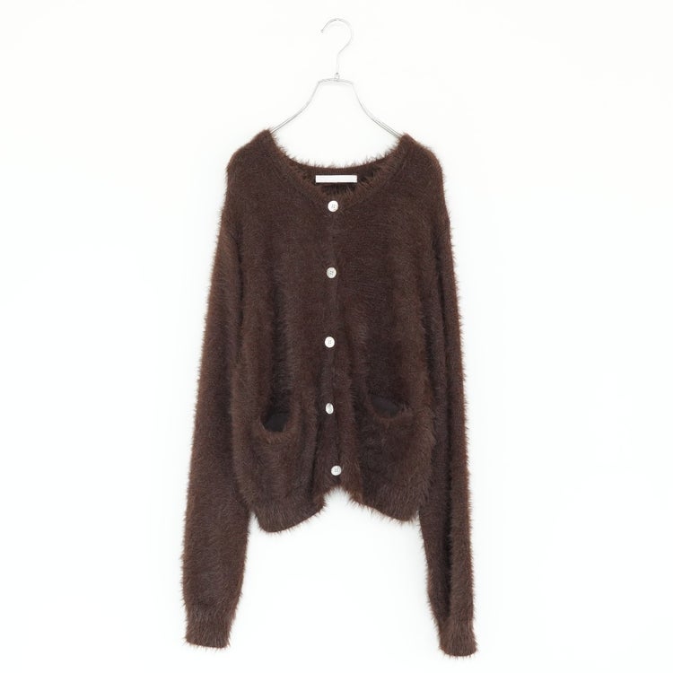 feather yan cardigan フェザーヤーンカーディガン
