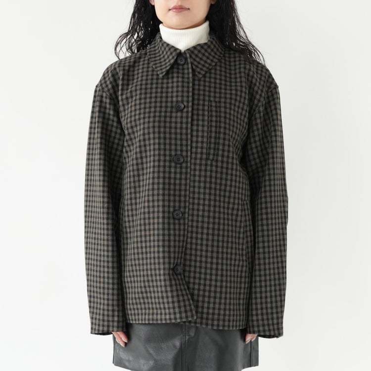 Check Coverall Jacket チェックオーバージャケット