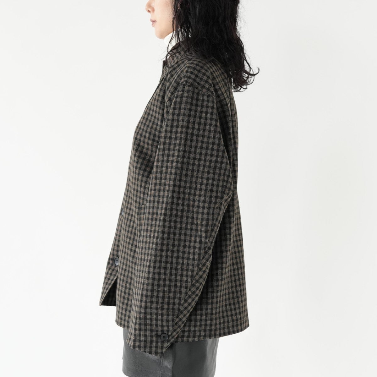 Check Coverall Jacket チェックオーバージャケット