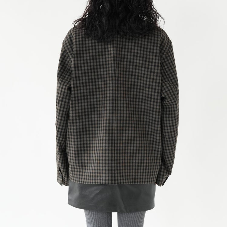Check Coverall Jacket チェックオーバージャケット