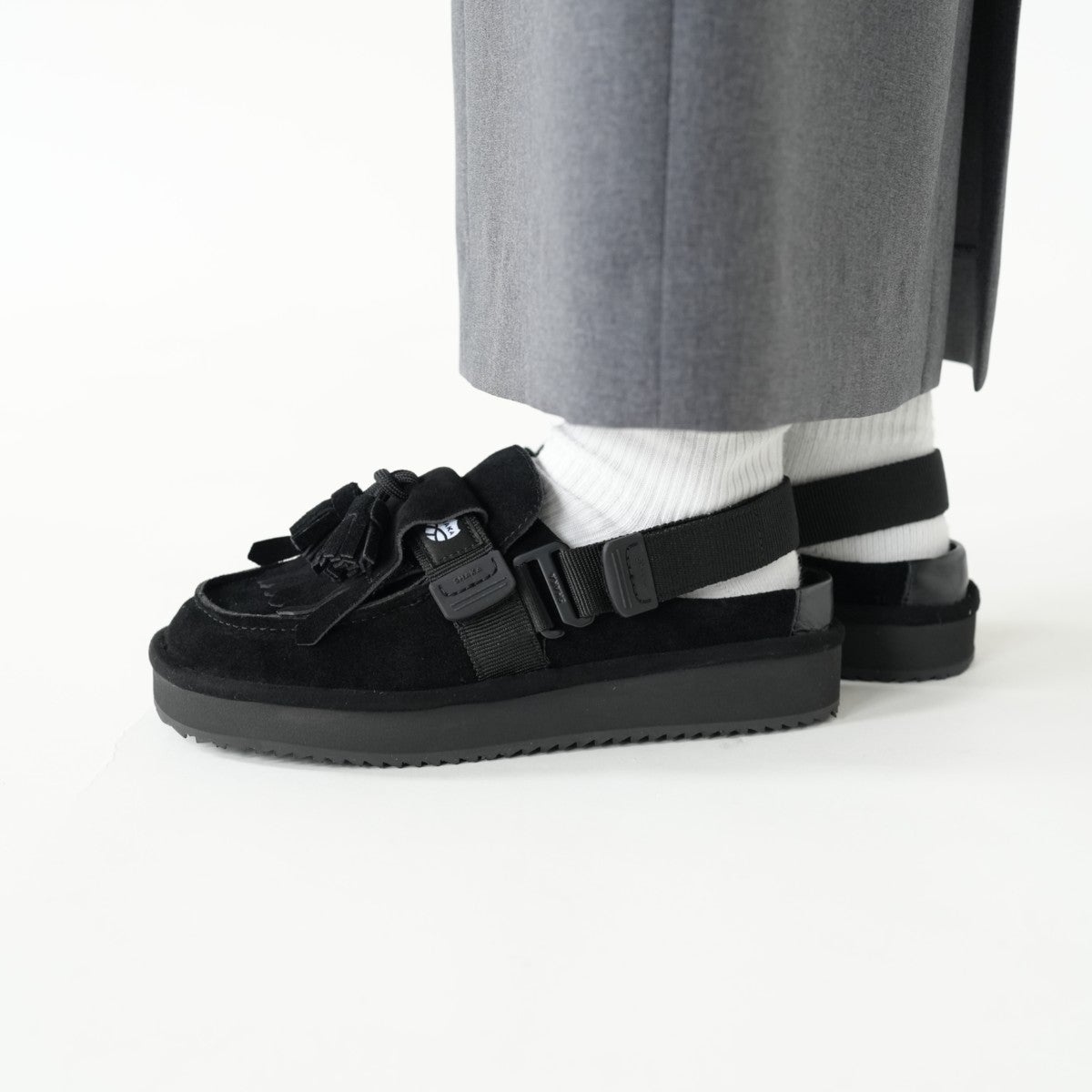MOC MULE TASSEL SUEDE モクミュールタッセルスエード