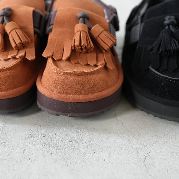 MOC MULE TASSEL SUEDE モクミュールタッセルスエード