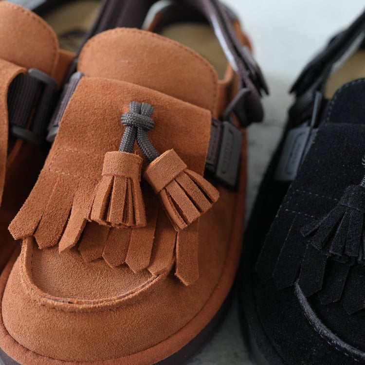 MOC MULE TASSEL SUEDE モクミュールタッセルスエード