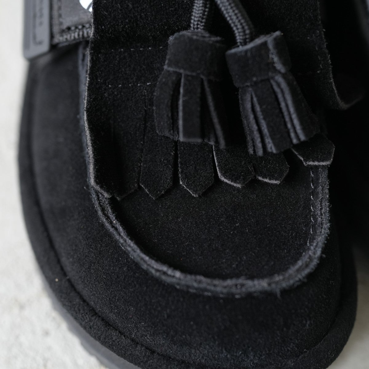 MOC MULE TASSEL SUEDE モクミュールタッセルスエード