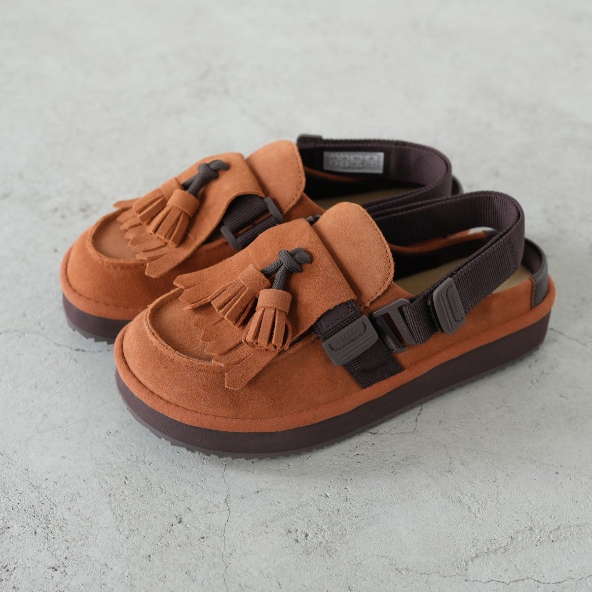 MOC MULE TASSEL SUEDE モクミュールタッセルスエード