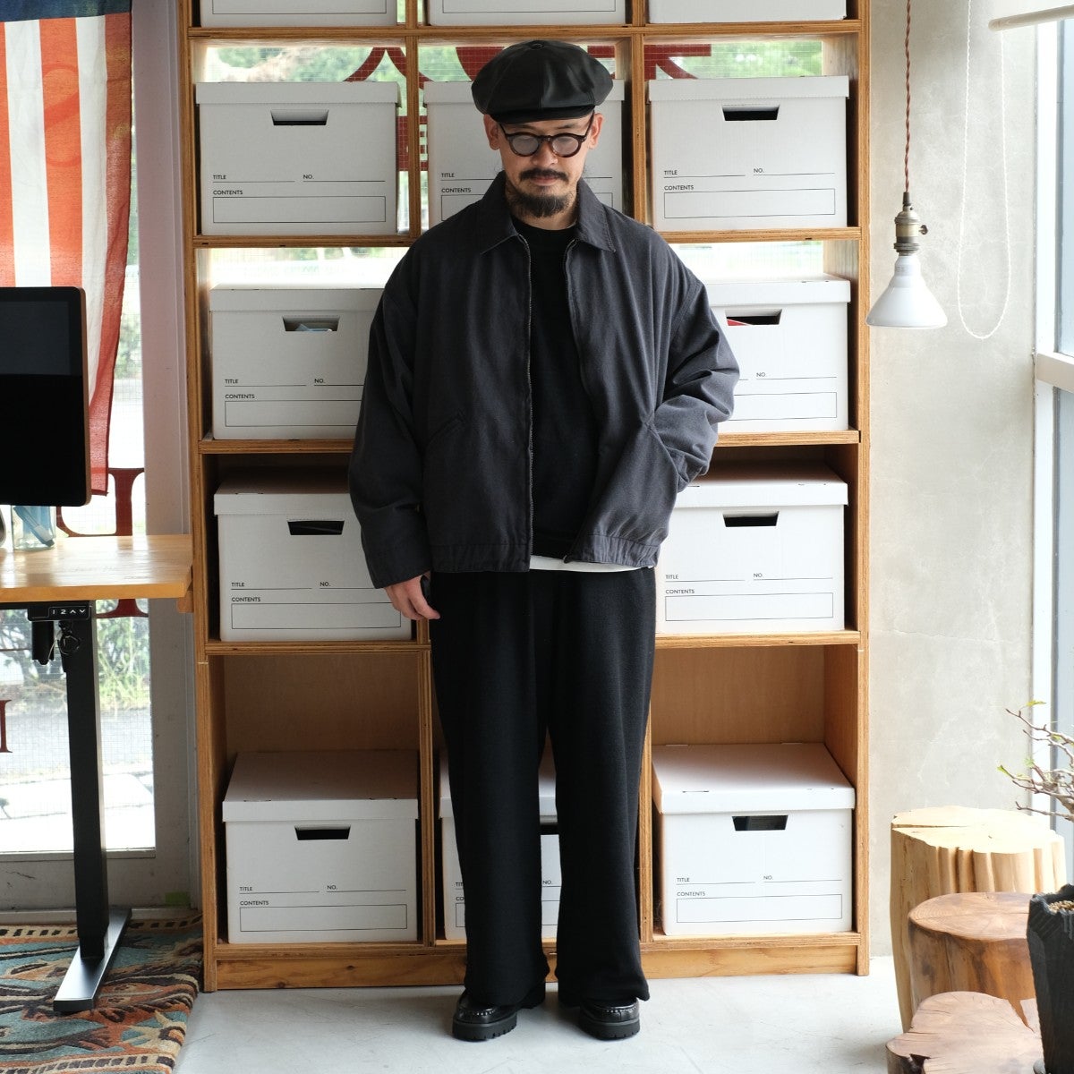 Horsehide Casquette "OLDBOY" ホースハイドキャスケット 