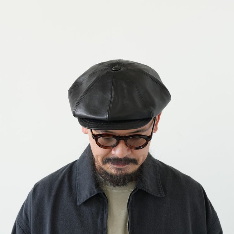 Horsehide Casquette "OLDBOY" ホースハイドキャスケット 