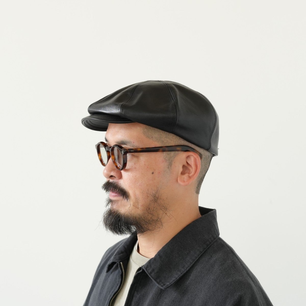 Horsehide Casquette "OLDBOY" ホースハイドキャスケット 