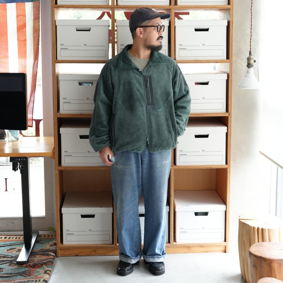 TECH MIL FLEECE JACKET テック ミルフリースジャケット