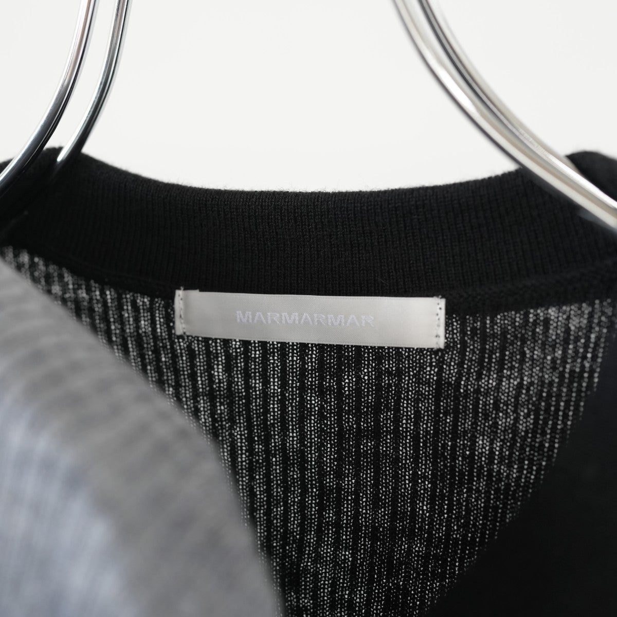 polo collar rib cardigan ポロカラーリブカーディガン