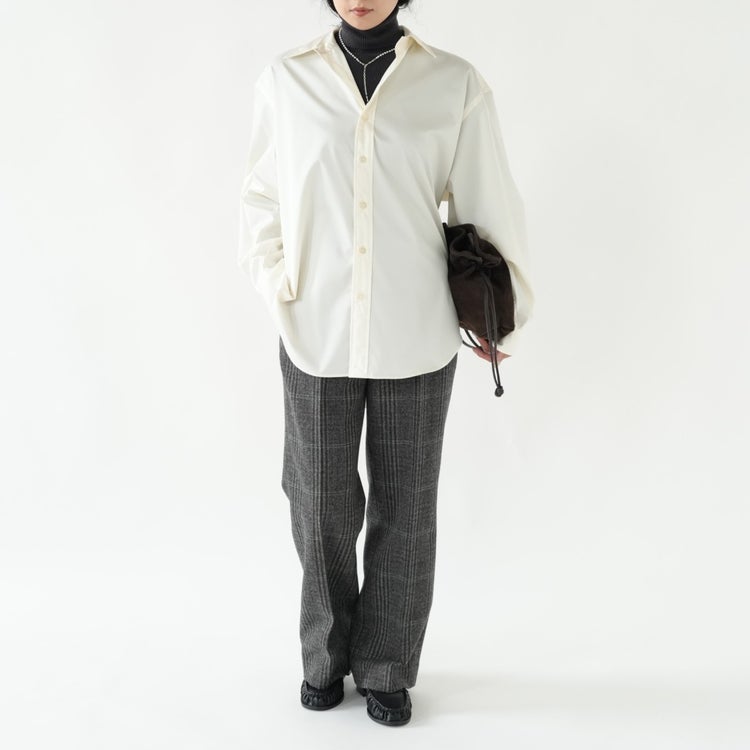 BRITISH WOOL CHECKED TROUSERS ブリティッシュウールチェックトラウザーズ