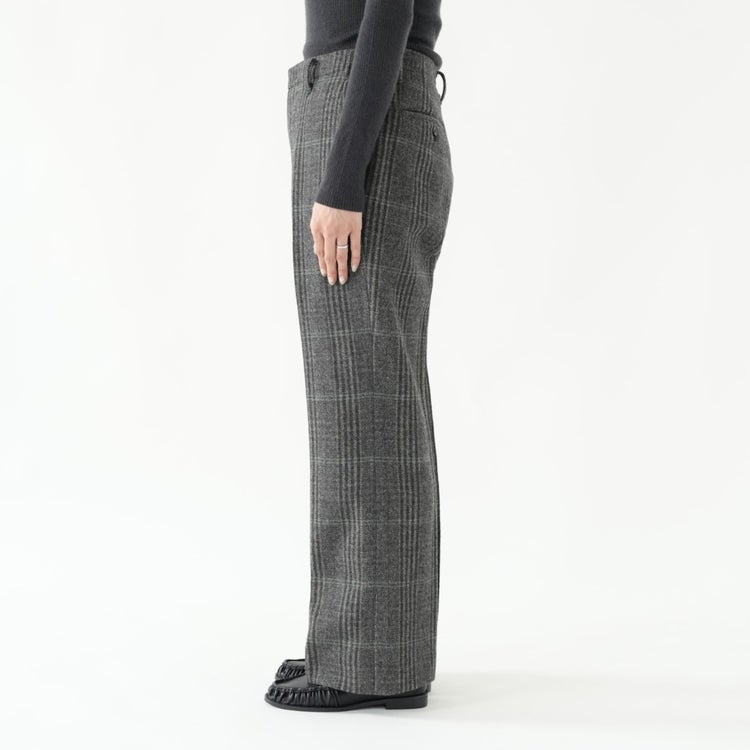 BRITISH WOOL CHECKED TROUSERS ブリティッシュウールチェックトラウザーズ