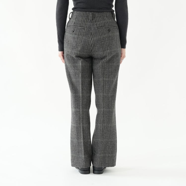 BRITISH WOOL CHECKED TROUSERS ブリティッシュウールチェックトラウザーズ