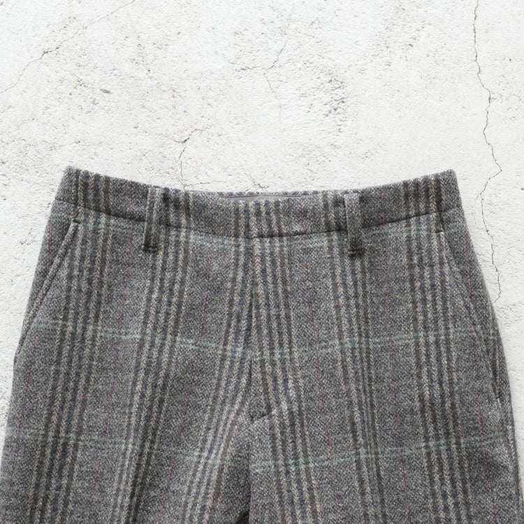 BRITISH WOOL CHECKED TROUSERS ブリティッシュウールチェックトラウザーズ