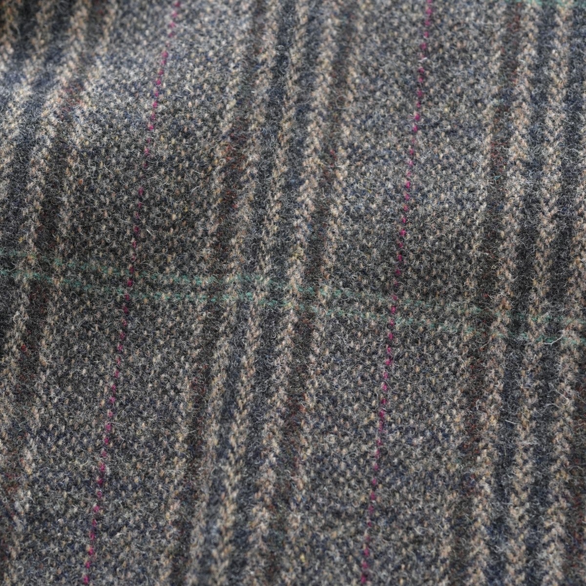 BRITISH WOOL CHECKED TROUSERS ブリティッシュウールチェックトラウザーズ