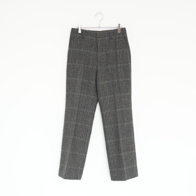 BRITISH WOOL CHECKED TROUSERS ブリティッシュウールチェックトラウザーズ