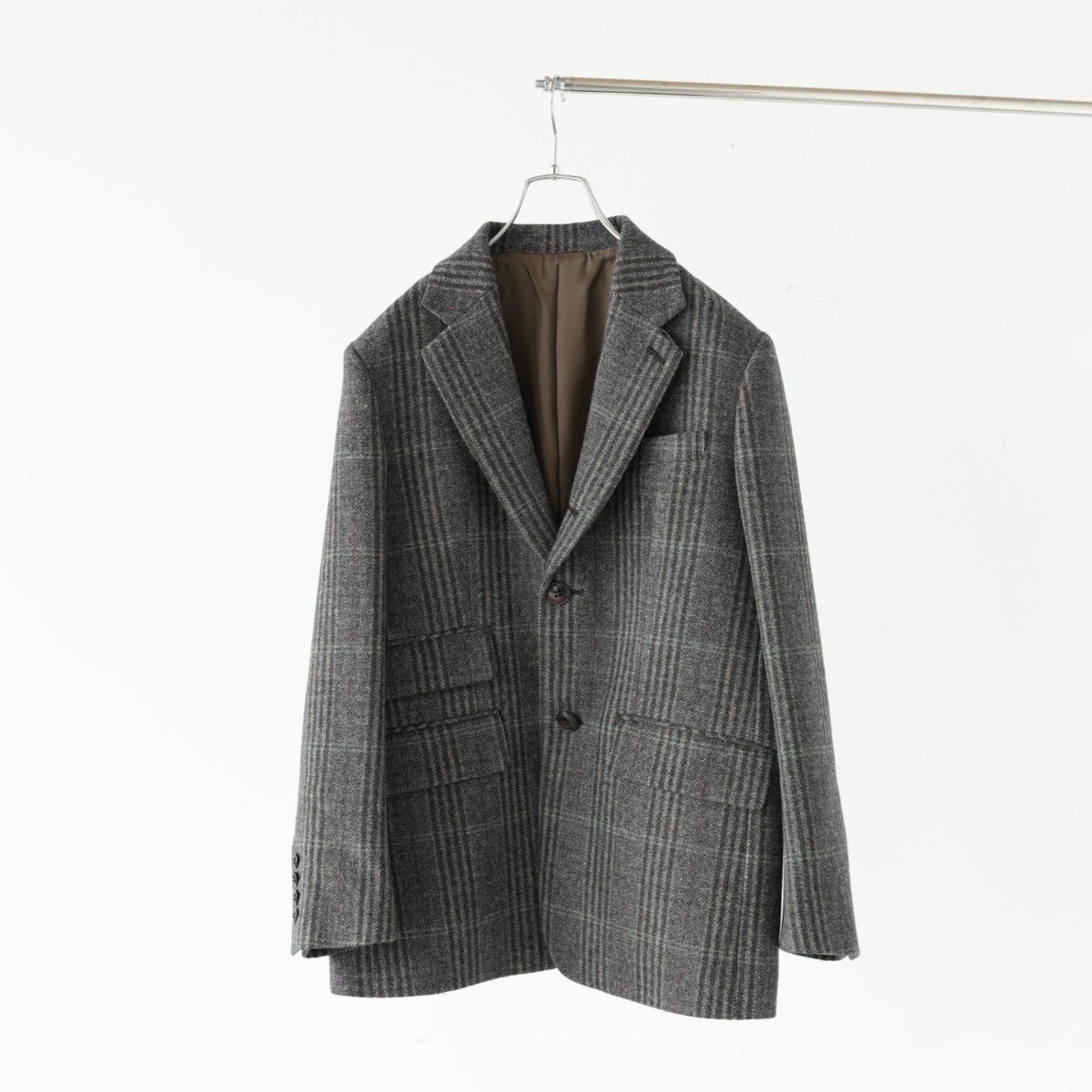 BRITISH WOOL CHECKED JACKET ブリティッシュウールチェックジャケット
