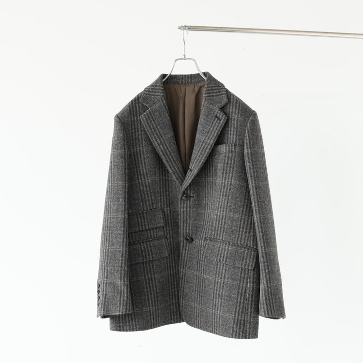 BRITISH WOOL CHECKED JACKET ブリティッシュウールチェックジャケット