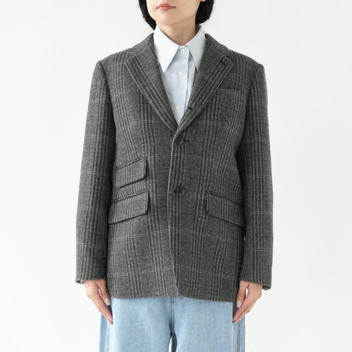 BRITISH WOOL CHECKED JACKET ブリティッシュウールチェックジャケット