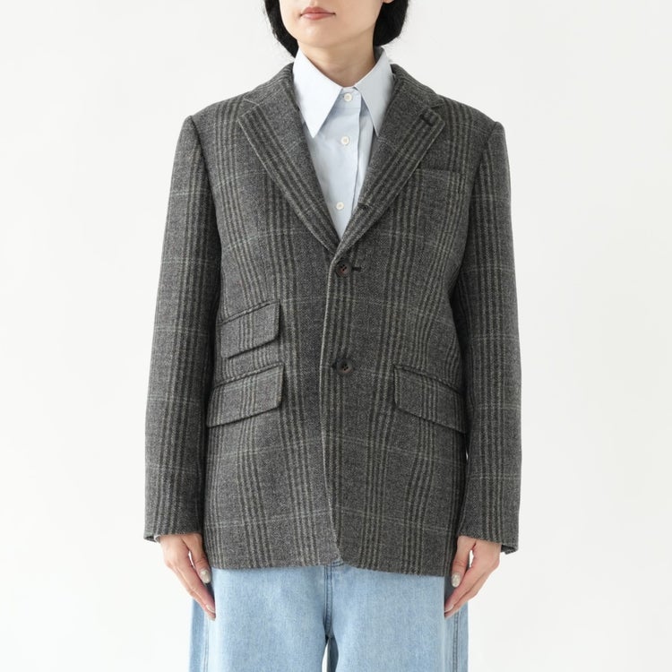 BRITISH WOOL CHECKED JACKET ブリティッシュウールチェックジャケット