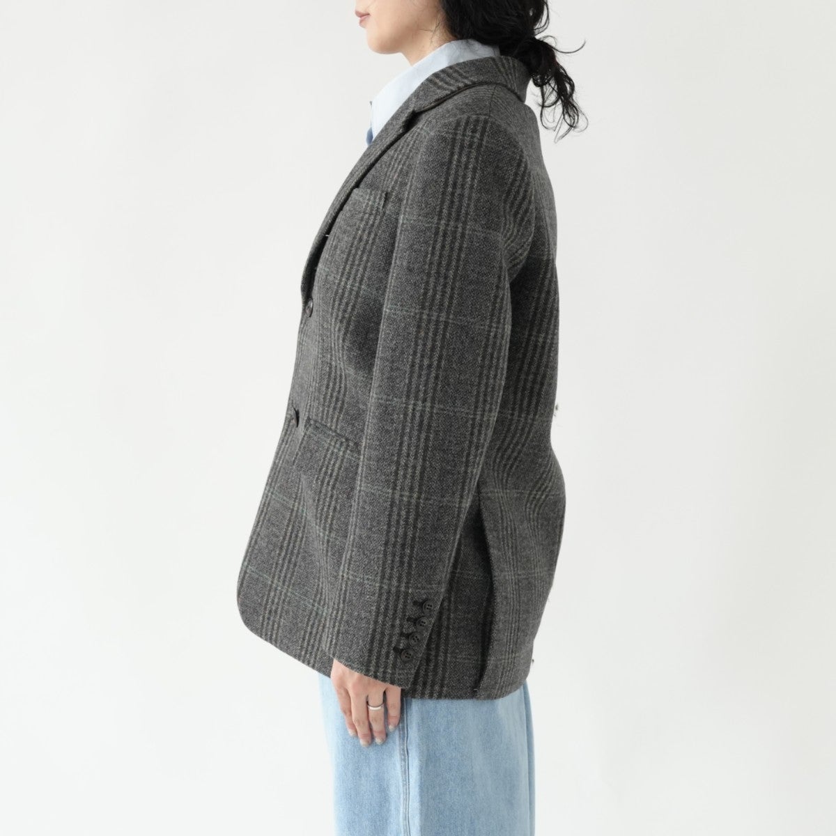 BRITISH WOOL CHECKED JACKET ブリティッシュウールチェックジャケット